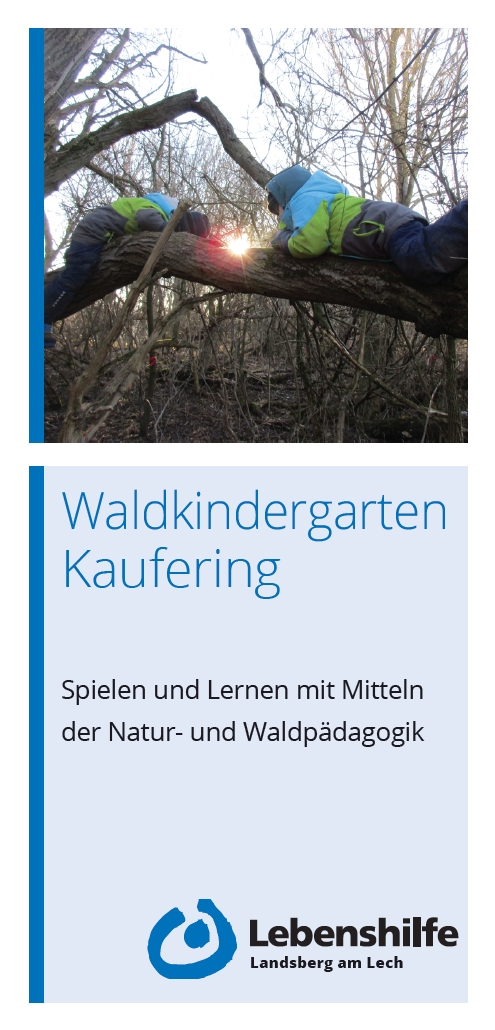 Titelbild Flyer Waldkindergarten
